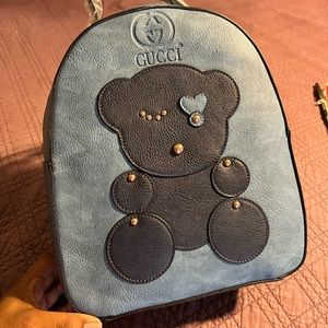 GG Teddy Bear 🧸 backpack purse with wallet